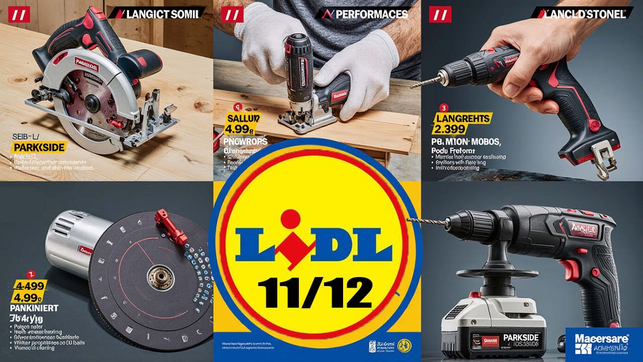 🔥 VOLANTINO LIDL 11 dicembre 2025 - I MIGLIORI ATTREZZI PARKSIDE! #parkside #lidl