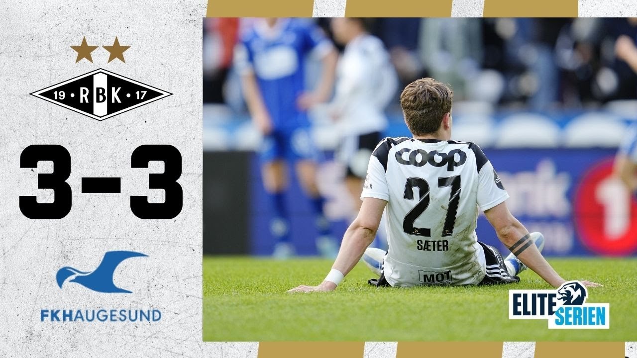 Slo tilbake etter omdiskutert dommeravgjørelse | Rosenborg - Haugesund 3-3 Highlights