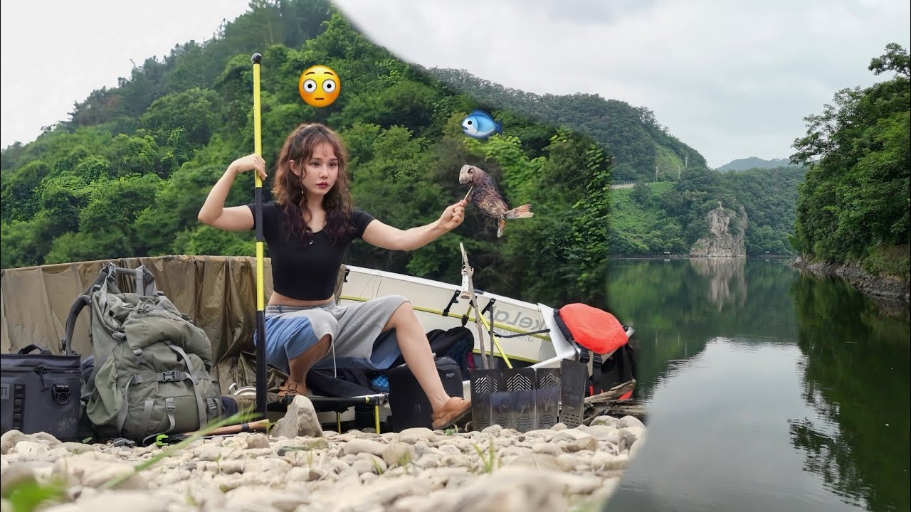 🛶 Каноэ и сон на каноэ, естественный человек (Скоро) / Дикий одиночный кемпинг