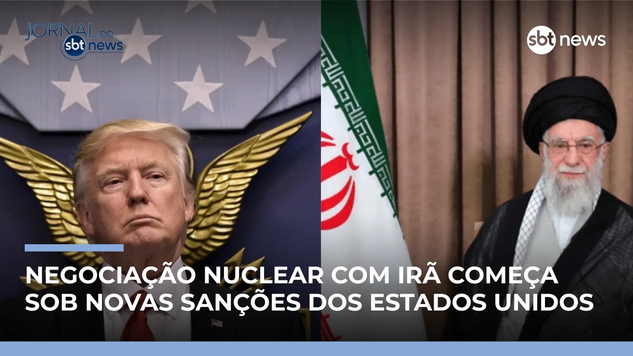 Trump defende diplomacia com Irã, mas não descarta ação militar | #JornaldoSBTNews