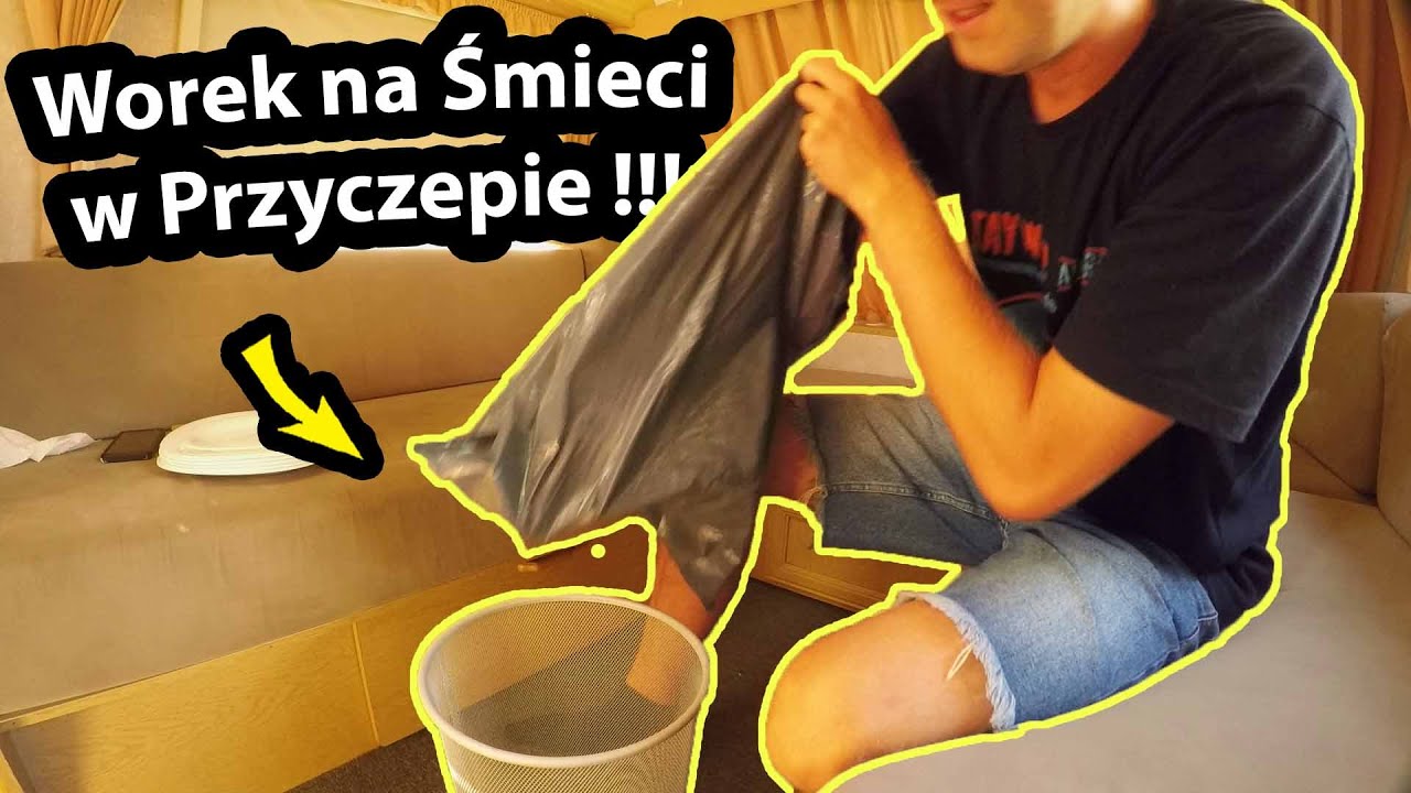 Worek na Śmieci w Przyczepie Kempingowej !!! - Jak go Założyć? - Instrukcja KROK po KROKU (#481)