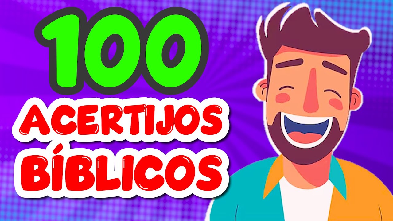 100 ACERTIJOS BIBLICOS 😧❓ / 100 PREGUNTAS FACILES DE LA BIBLIA