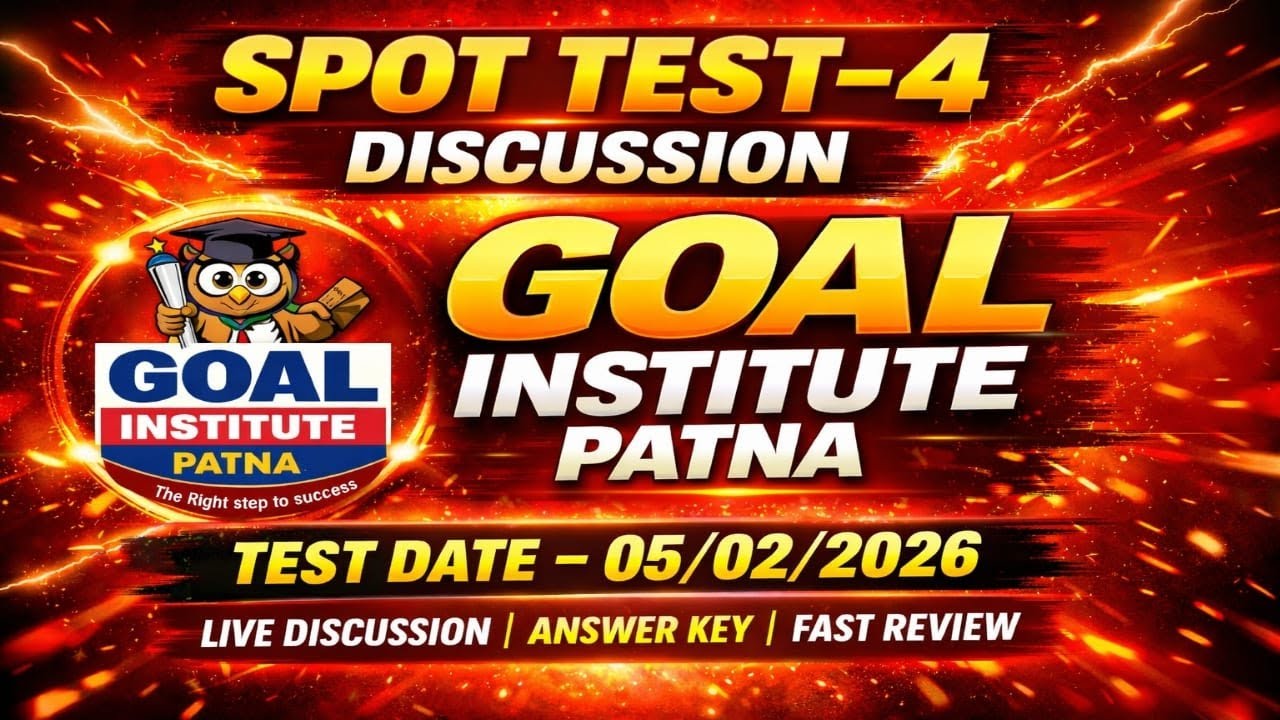 Spot Test 04 (05.02.2026) Paper Analysis Goal Institute Neet 2026 #goalinstitute #testseries #neet