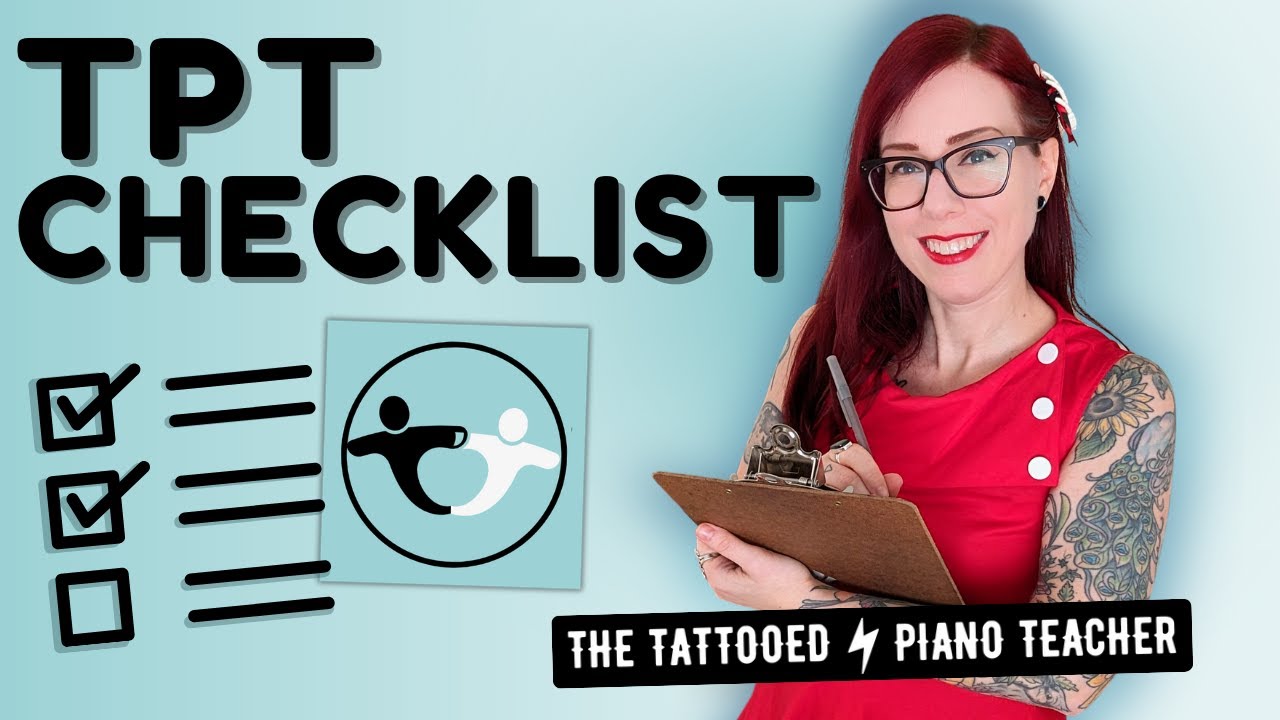 Save time posting on TPT | Teachers Pay Teachers product checklist (TPT tips)