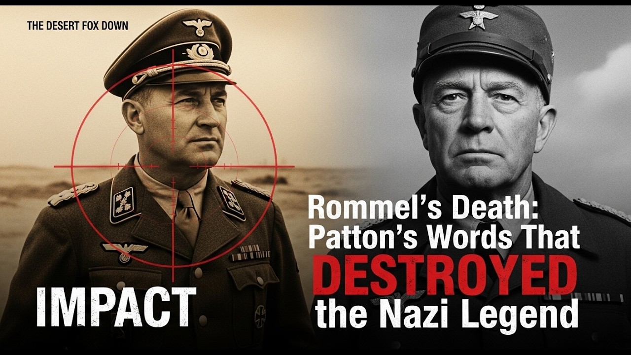 “Rommel’s Death in WWII — Patton’s Words That DESTROYED the Nazi Legend”