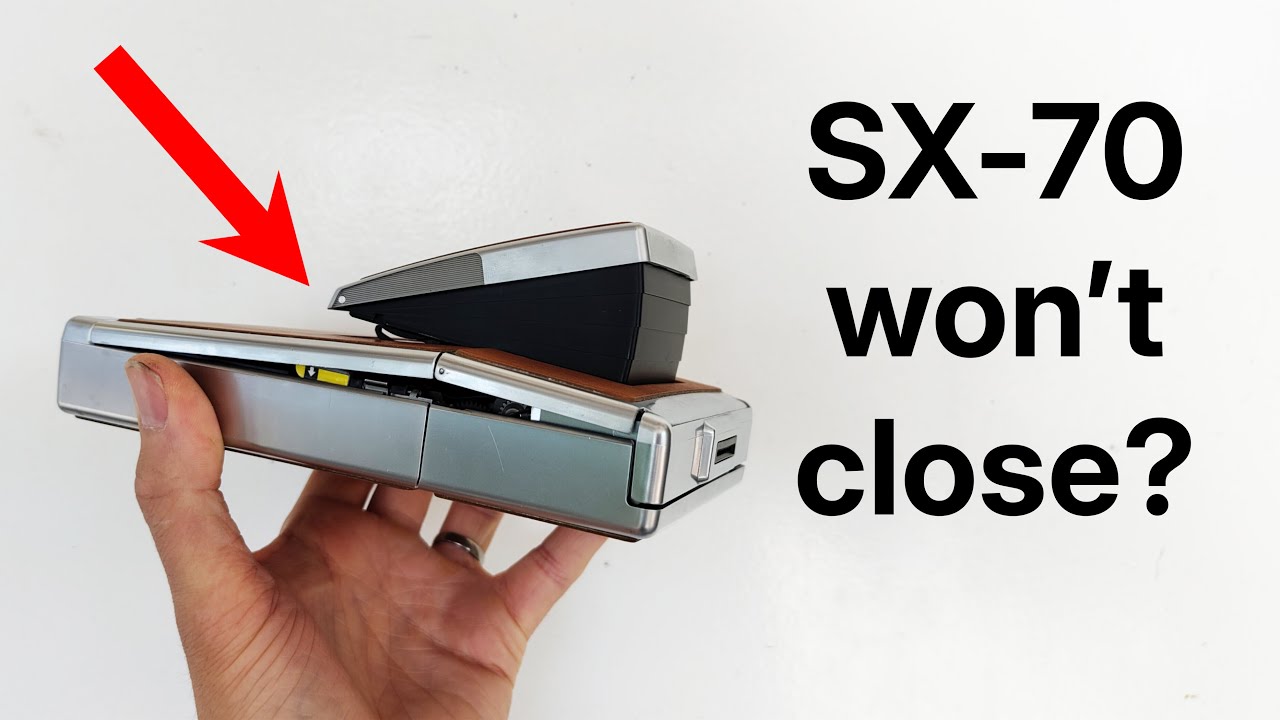 Polaroid SX-70 won't close? Try this!