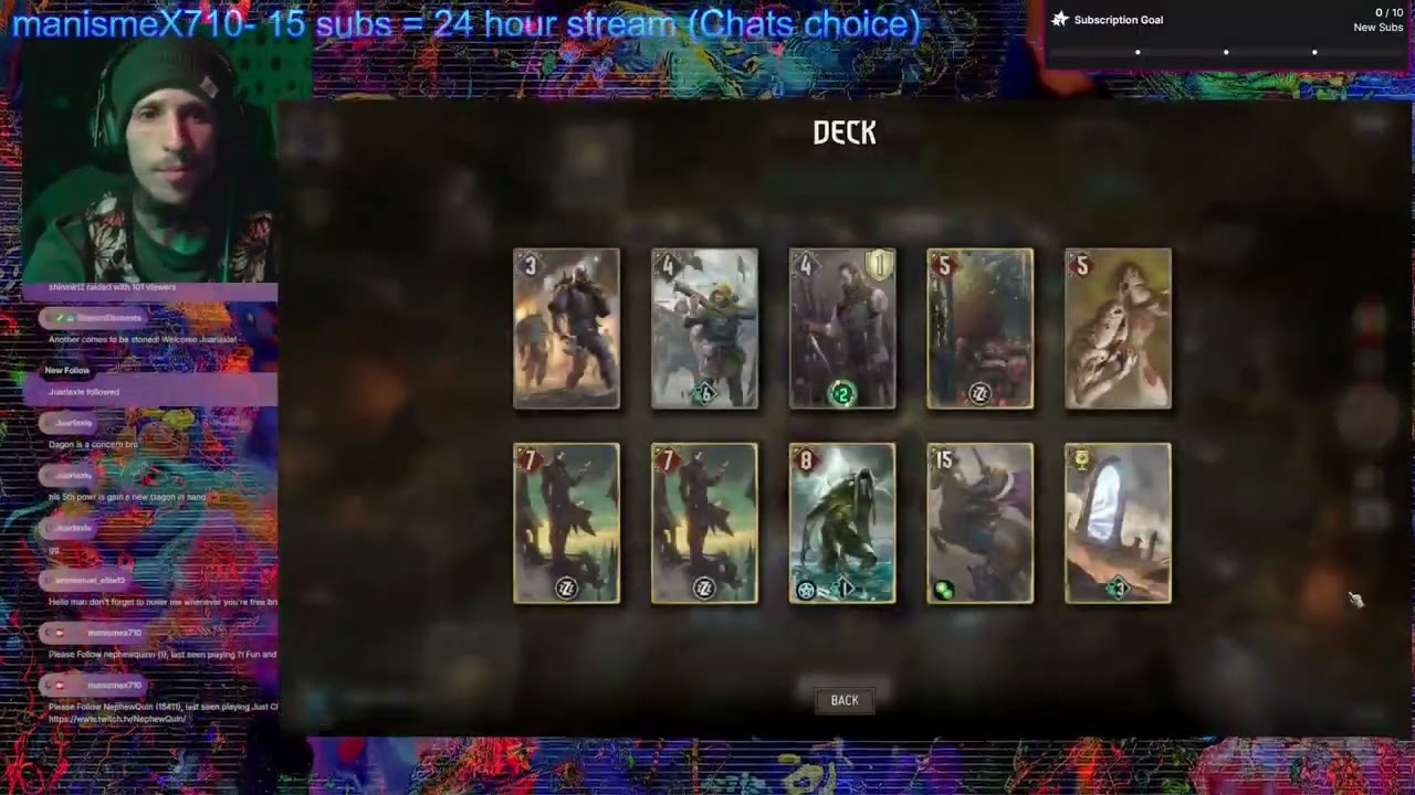 I play what im dealt but i get shitty hands (gwent vod) [sorry for muted section (Part 18/18)