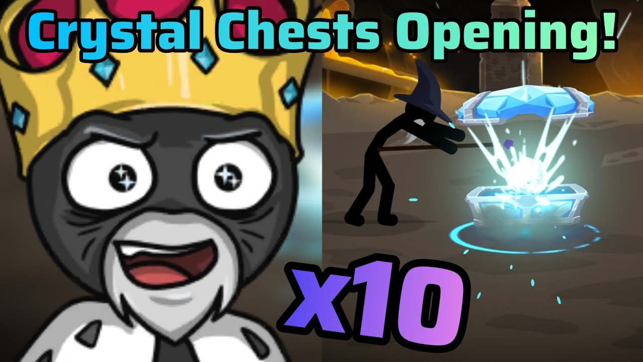Stick War 3: Saga - x10 Crystal Chest Opening!