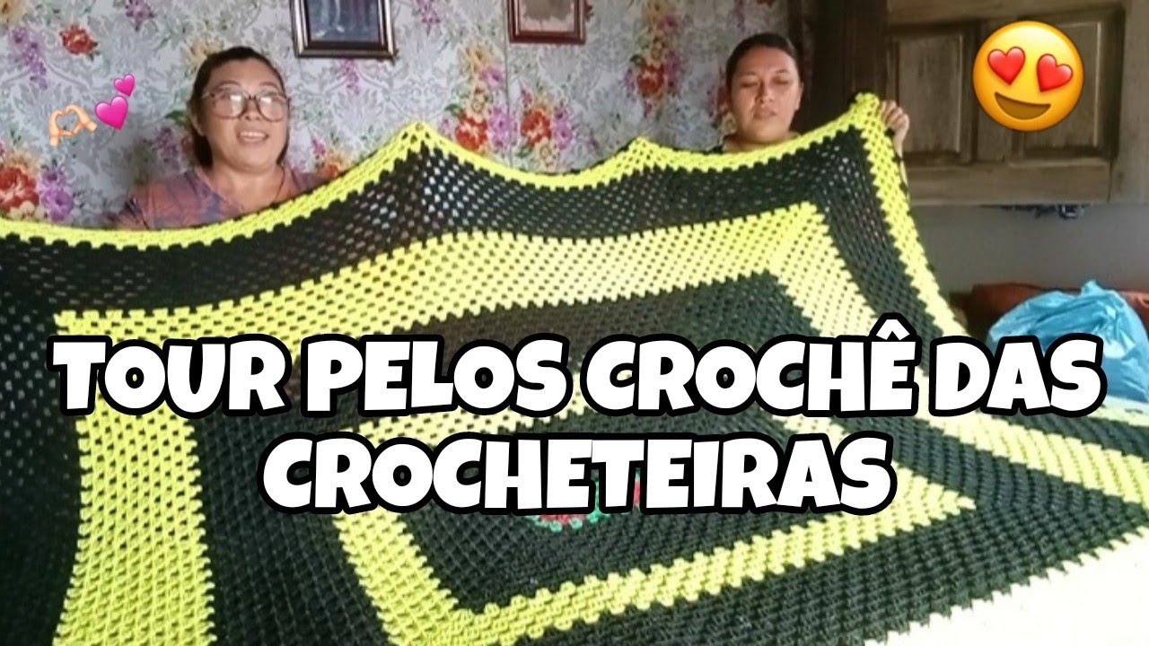 As Crocheteiras Elizete Eliane Amostrando as novidades de crochê 🧶💕✨️