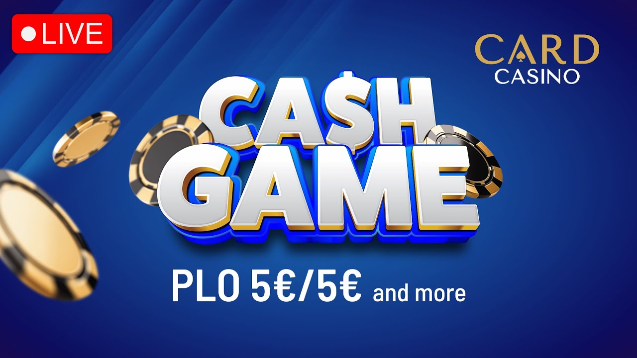CARD CASINO CASH GAME PLO 5&euro; / 5&euro; and more - ENG COMMENTARY