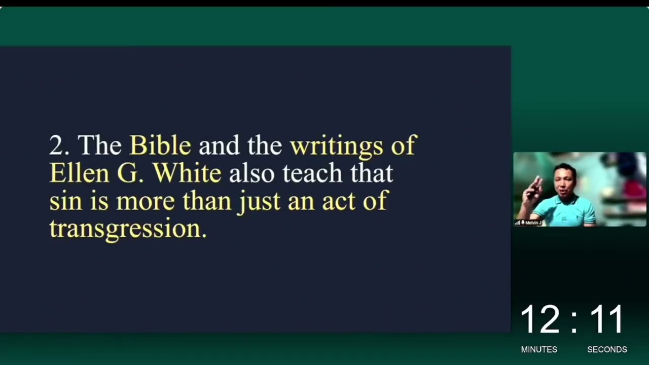Adventist Theology VS Last Generation Theology: Debate on Sin