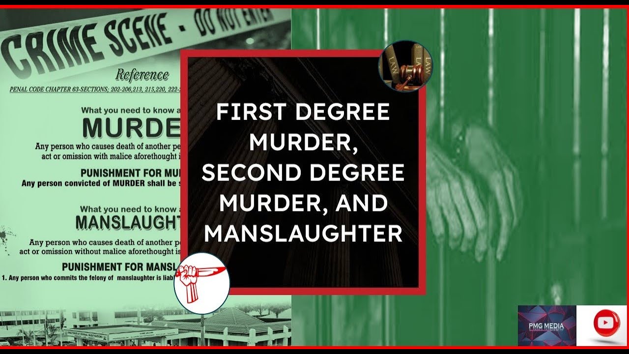 WHAT IS FIRST,SECOND AND THIRD DEGREE MURDER?🚦🔖🚩
