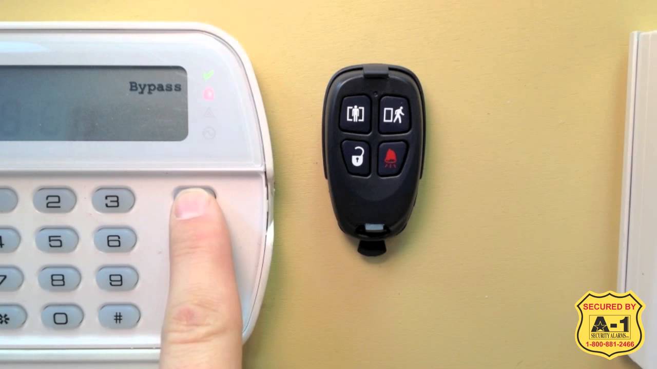 A-1 Security Alarms, Inc. DSC How to use 4 Button Keyfob