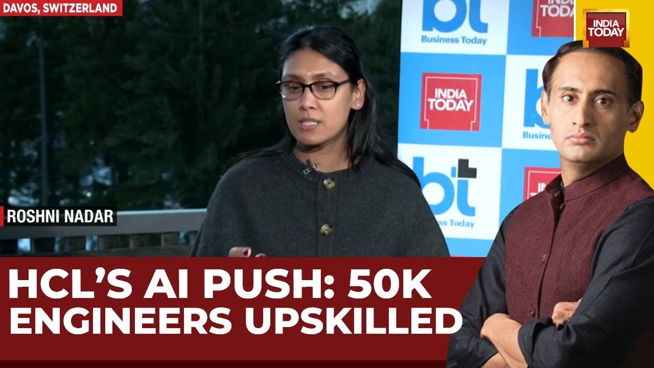 Roshni Nadar: AI Shrinks Software Development Time By '60-70 Percent' At HCL | Davos Brainstorm 2025