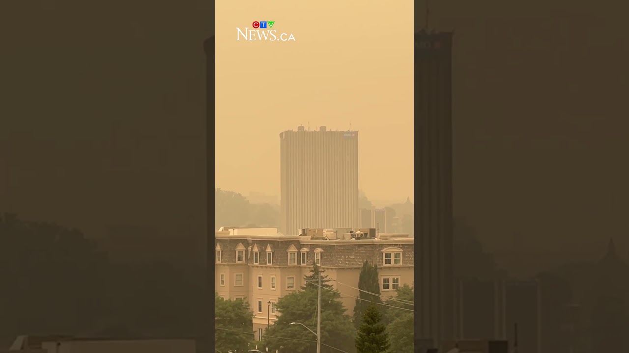 Wildfire smoke blows into southern Ontario
