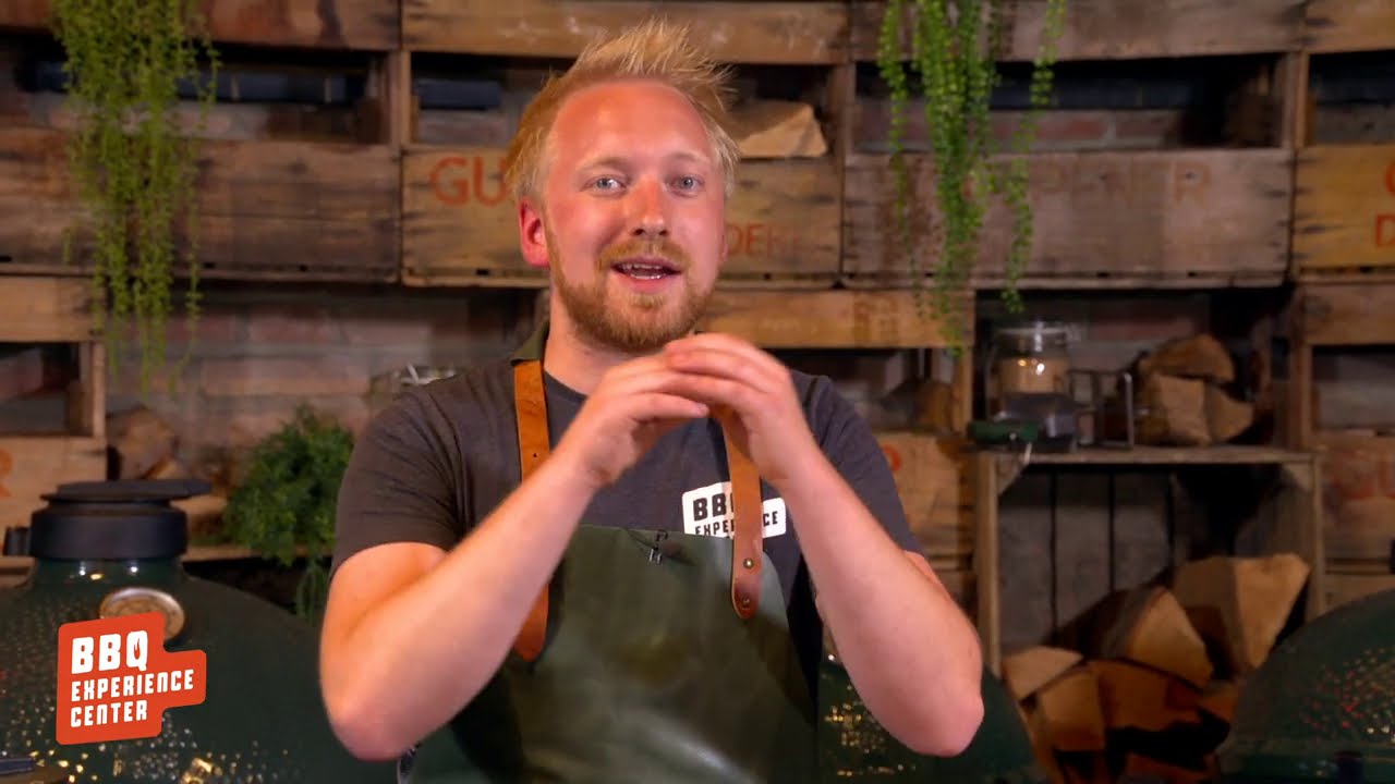 Kip aan het spit met mango salade | uitleg techniek & recept kamado joe big green egg & bastard BBQ