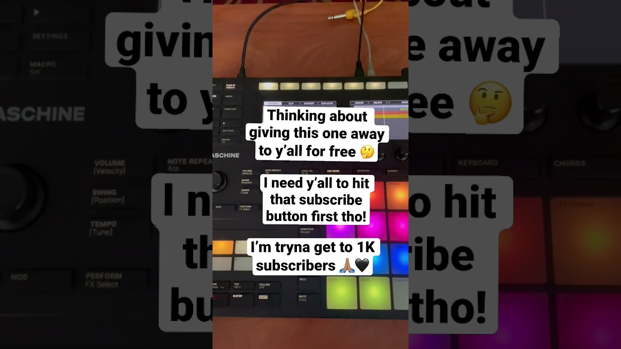 NATIVE INSTRUMENTS MASCHINE MK3 BEAT MAKING SUB GOAL 1K
