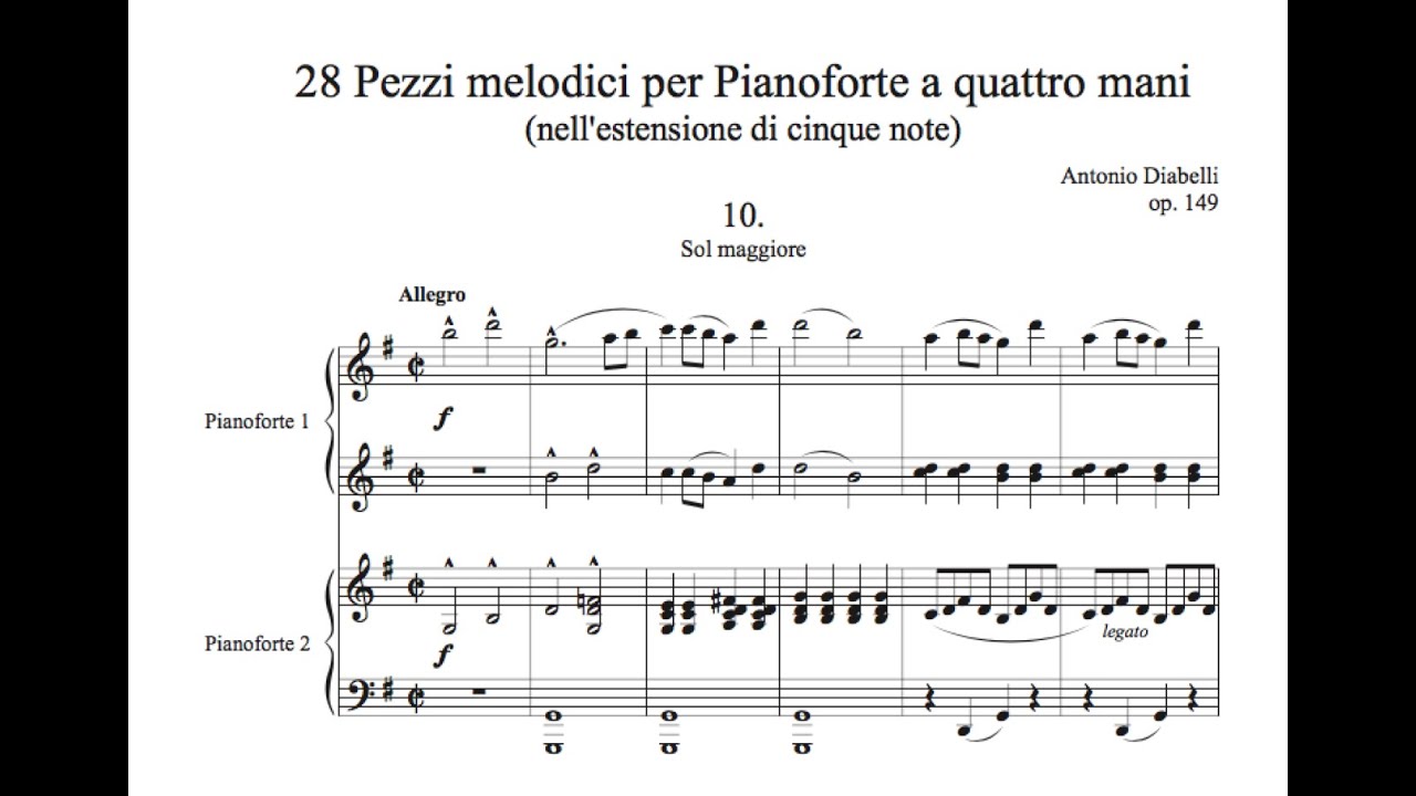 A. Diabelli - 10. Allegro from 