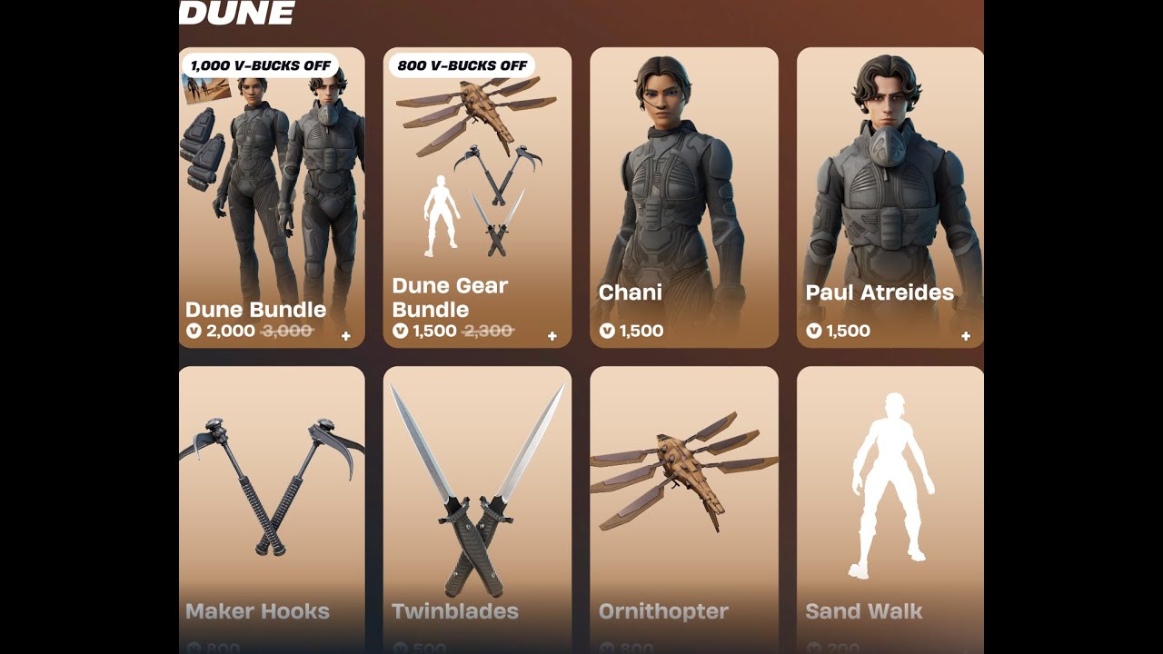 Fortnite Item Shop (3rd February 2026) The Dune Bundles Return #fortniteitemshopdaily
