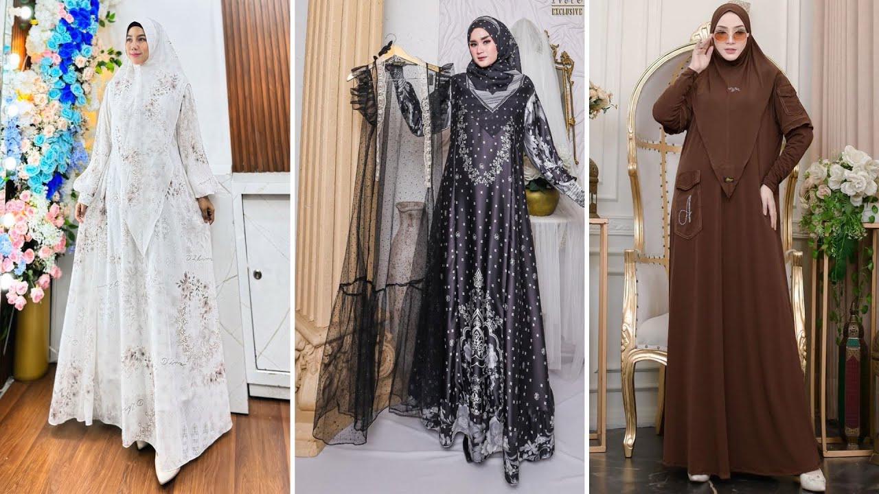 30+ BUSANA MUSLIM GAMIS SYARI MODEL TERBARU DAN KEKINIAN / Part 3
