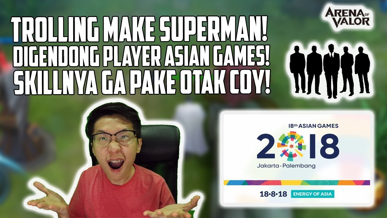 AOV WTF - AKHIRNYA! BERUNTUNG SETIM dengan PLAYER ASIAN GAMES! BACOT ON! AMAZING SKILL!
