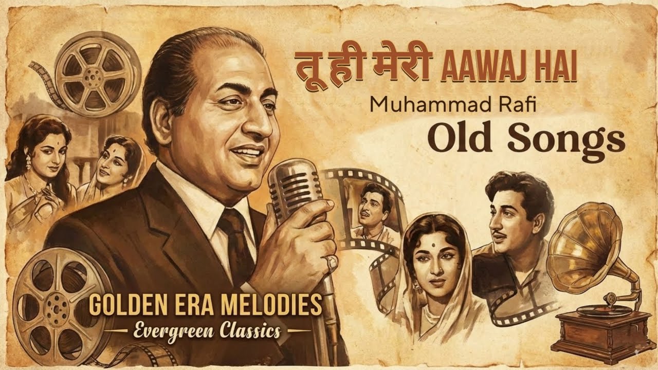 Tu Hi Meri Aawaz Hai | Mohammad Rafi Ka Dard Bhara Song | Heart Touching Old Sad Song #muhammadrafi