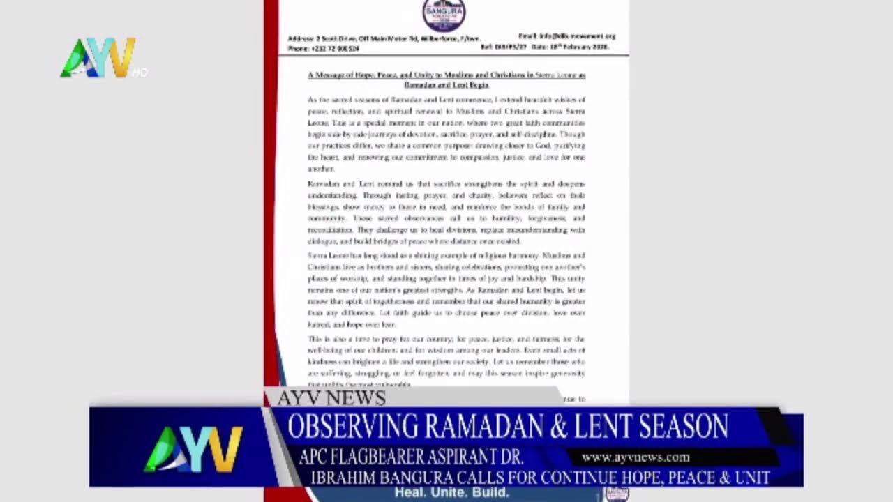 AYV MEDIA EMPIRE PROGRAM PRIMETIME NEWS @9