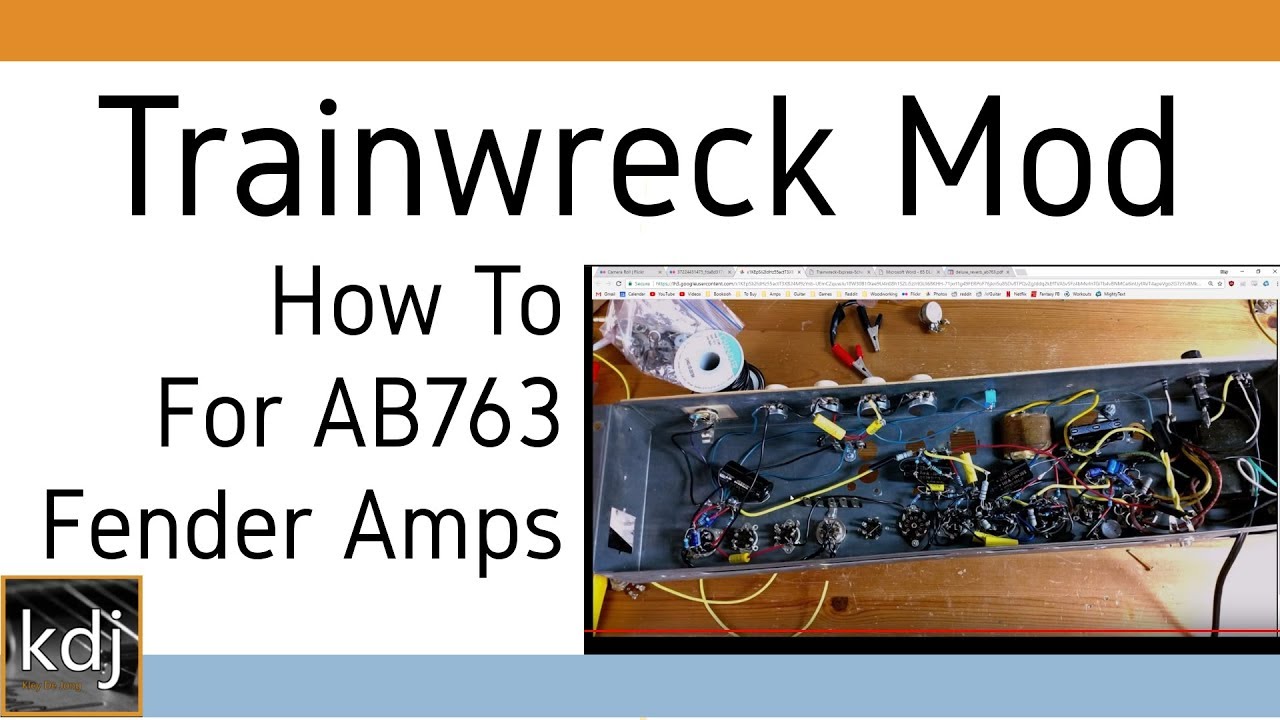 Trainwreck Mod - How To For AB763 Fender Amps