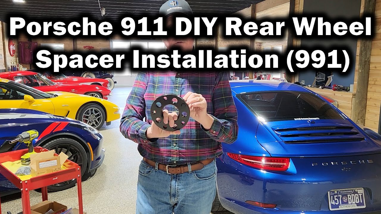 Porsche 911 DIY Wheel Spacer Installation (991 15mm Rear)