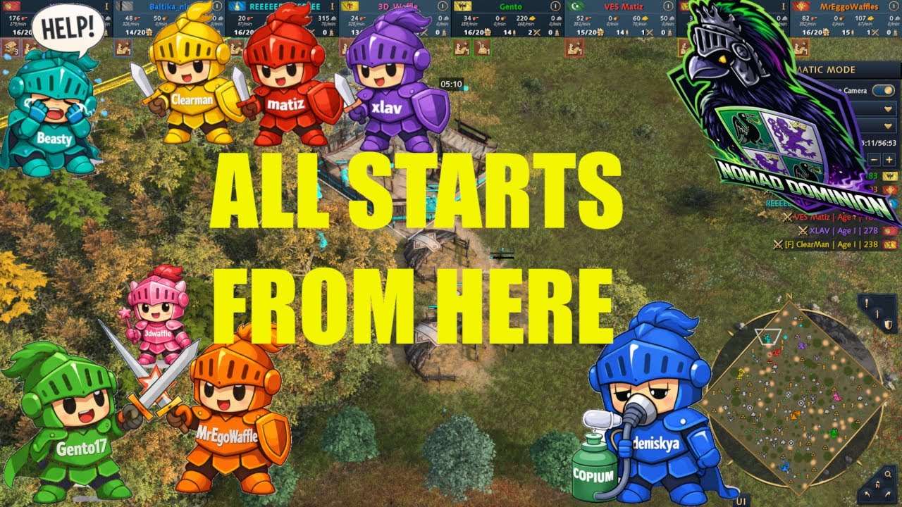 Nomad Dominion - The tournament begins! [Game 1]