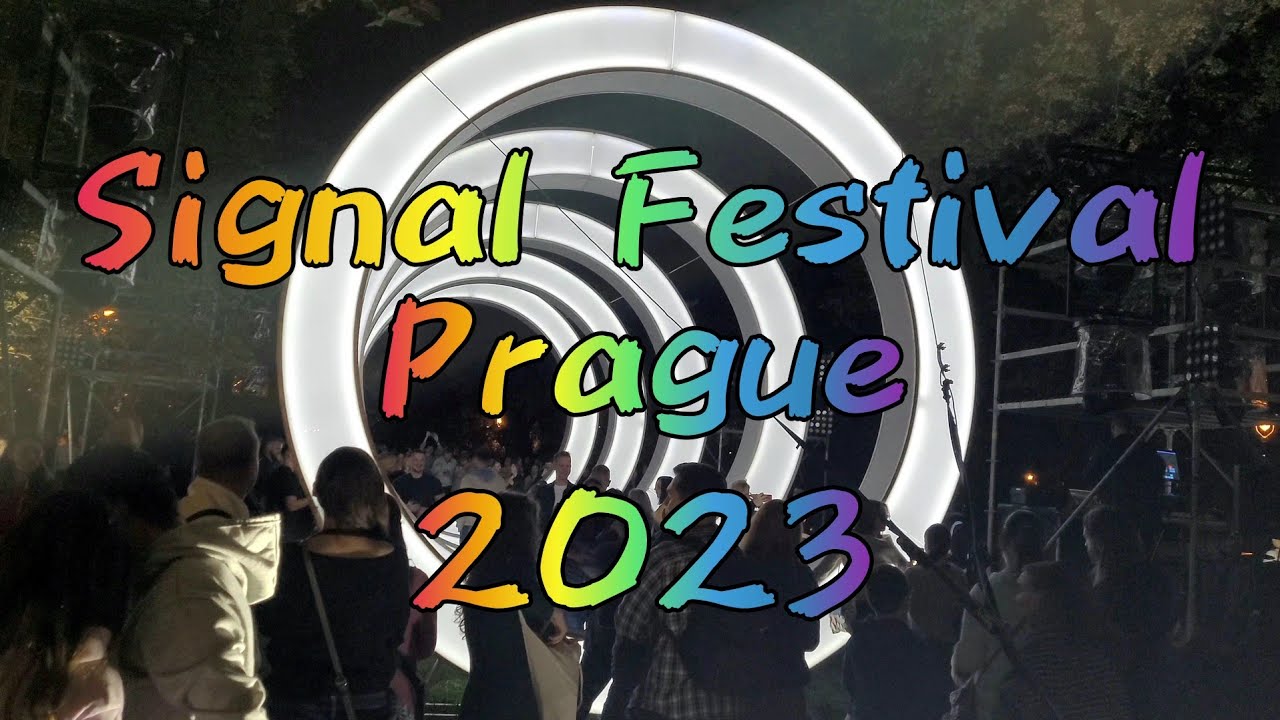 Signal festival Prague 2023 - Videomappings, light installations and projections. #lightfestival