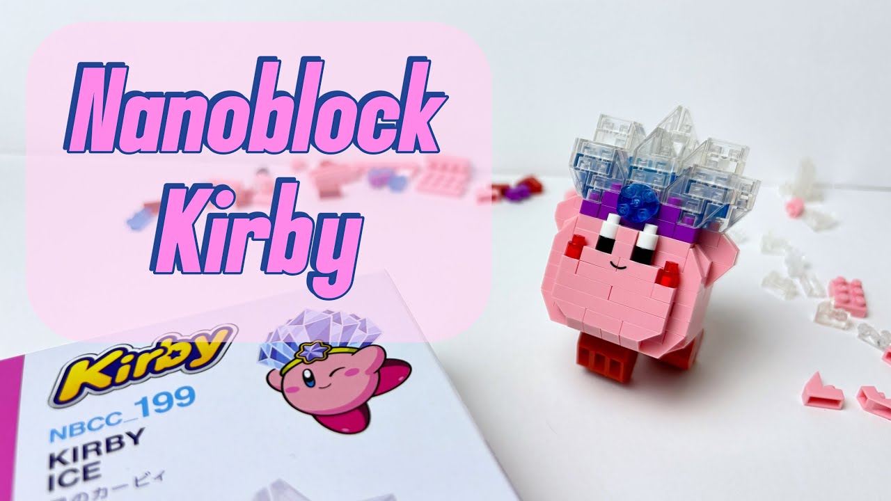 Building Nanoblock Kirby 💖 | Cute Mini Block Unboxing & Assembly