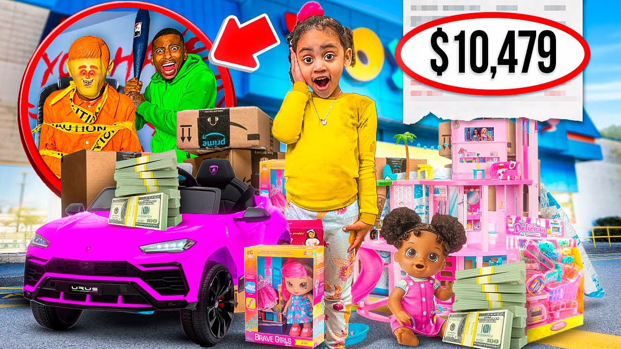 WE TOOK LONDYN SHOPPING FOR HER BIRTHDAY PARTY & SHOT MUSIC VIDEO FOR THE CREEPY MAN….