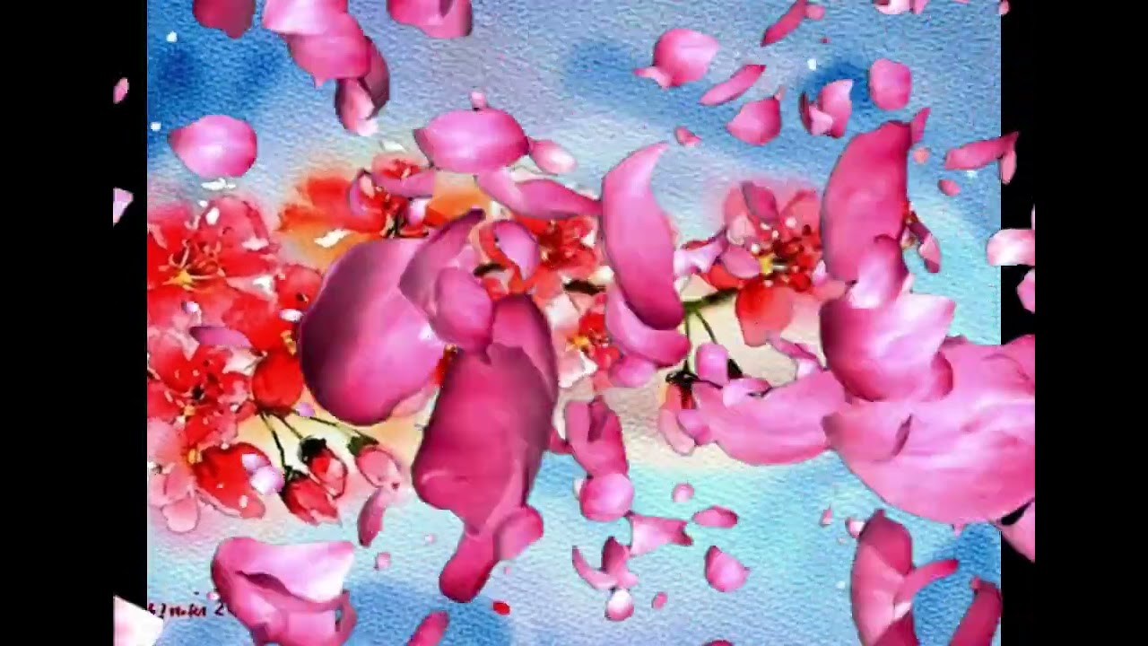 Brushstrokes of spring, even in winter