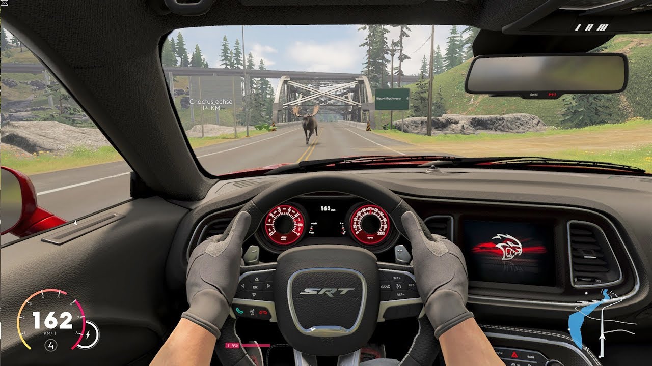 The Crew 2 - Dodge Challenger SRT Hellcat 2017 - Cockpit View Gameplay (PC HD) [1080p60FPS]