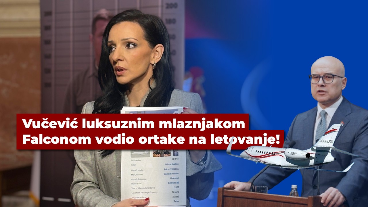 Vučević luksuznim mlaznjakom vodio ortake na letovanje! [Optužnica 8 - NAROD PROTIV MILOŠA VUČEVIĆA]