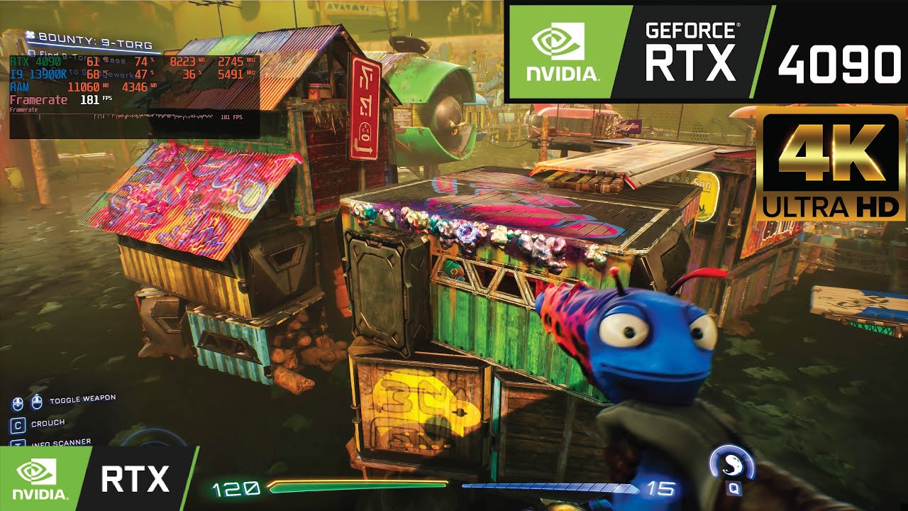 High On Life : GeForce RTX 4090 [24GB] + i9 13900K [ 4K Ultra Graphics ]