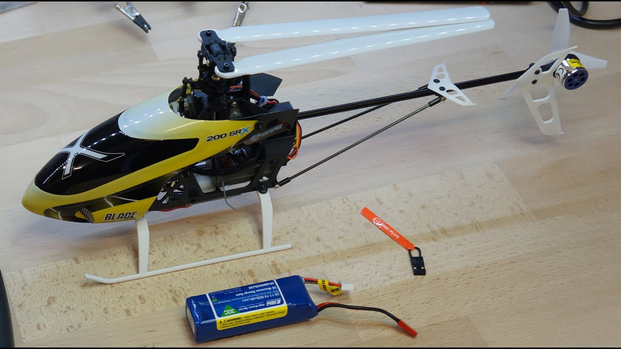 Blade 200SRX and DX6 first steps and setup | nanoheli.net