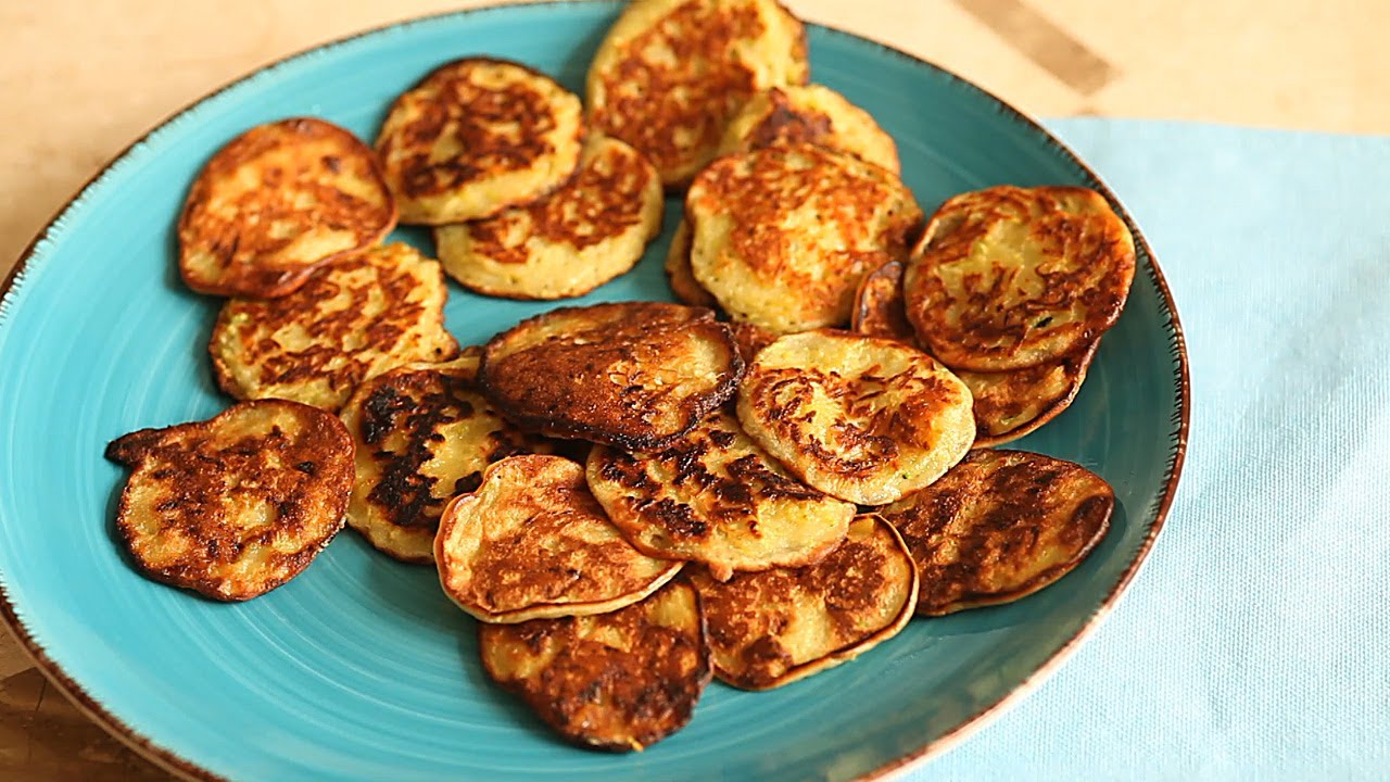 Sweet courgette pancakes