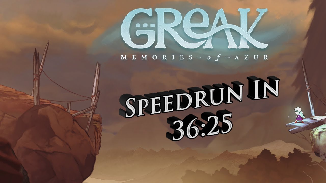 Greak: Memories of Azur Speedrun (Any%) in 36:25 (Obsolete)