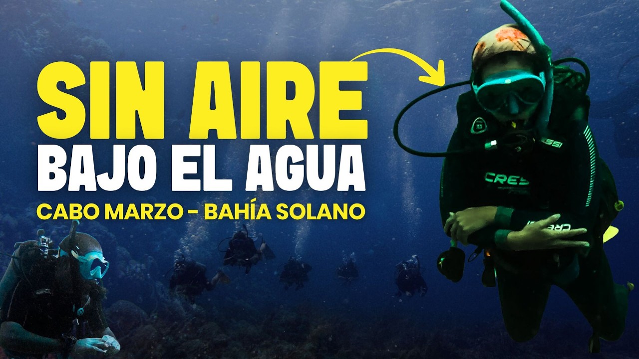 Sin aire a 15 metros de profundidad: Expedición a Cabo Marzo un Malpelo menos conocido