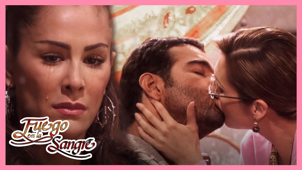 Fuego en la Sangre: ¡Rosario descubre a Franco besando a Sarita! | Escena C88 | tlnovelas
