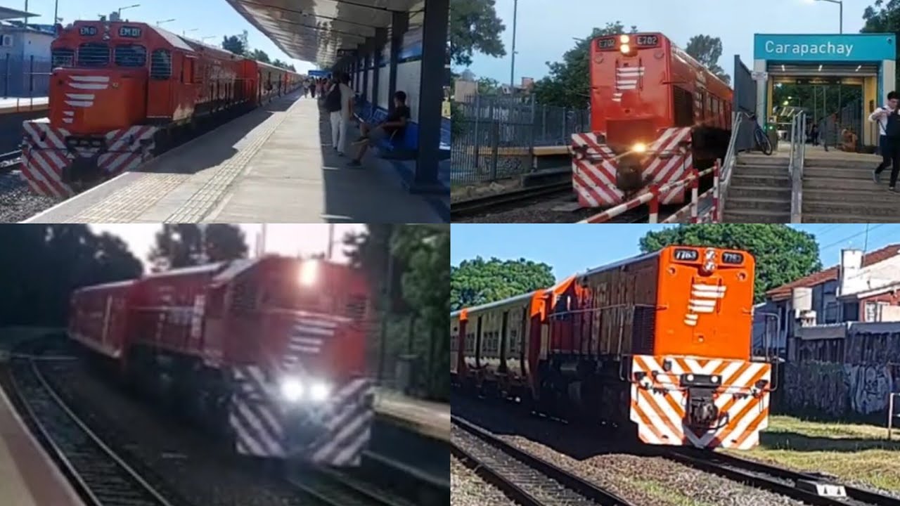 Súper Compilado de trenes entre Los Polvorines y Carapachay 22/1/2026