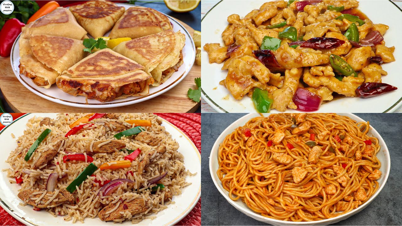 Must Try These Tastiest & Easiest Chinese & Continental Recipes | 4 Unique & Best Chicken Recipes
