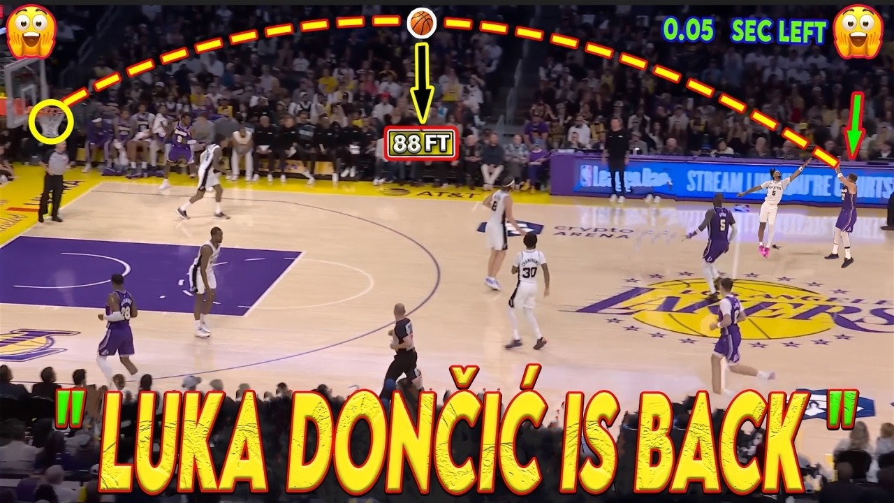 Unbelievable! Luka Dončić Hits a Shot No One Expected 😱🏀