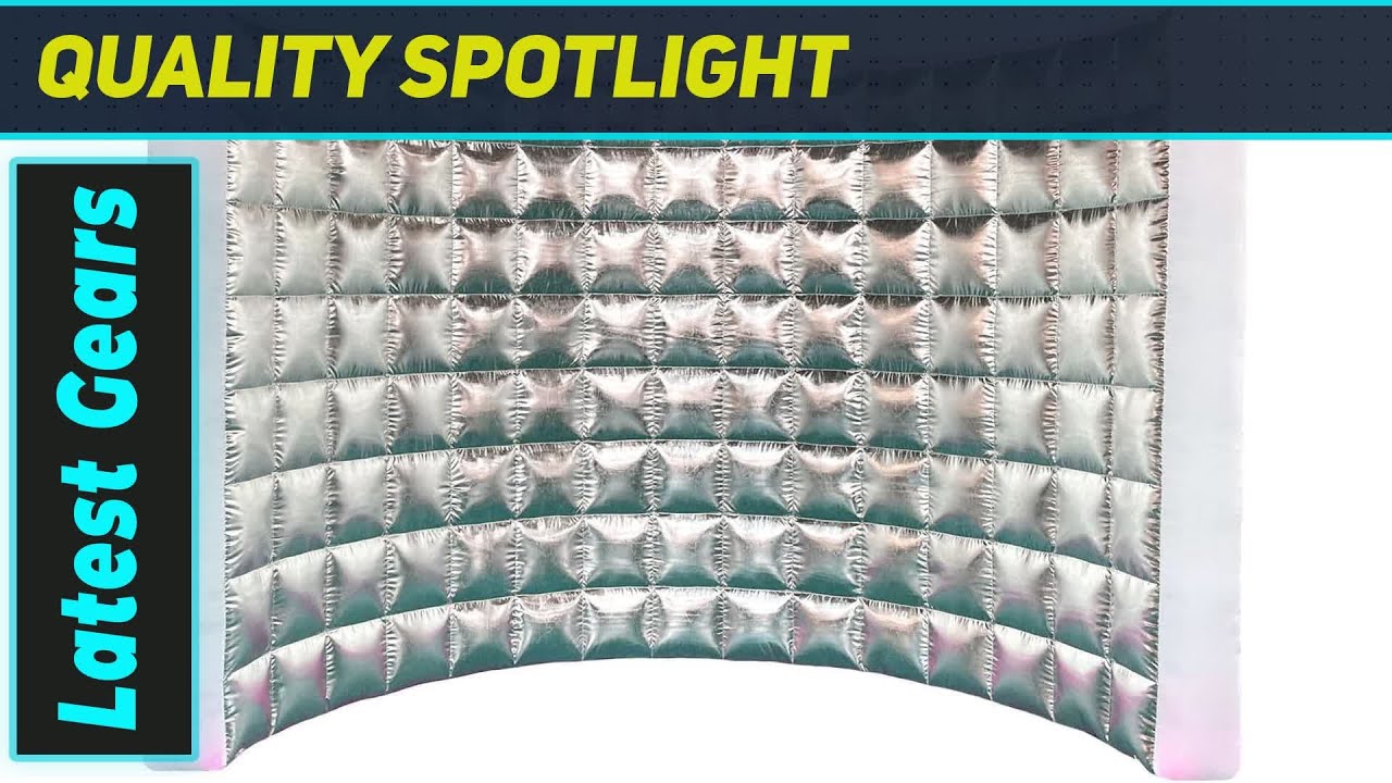 Ultimate Inflatable Photo Booth: SAYOK Silver Wall Test!