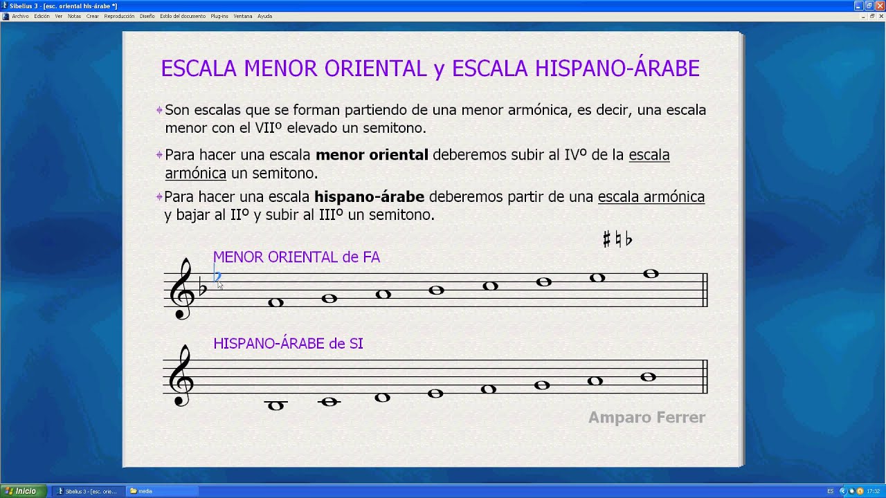 Escala menor oriental e hispano-árabe