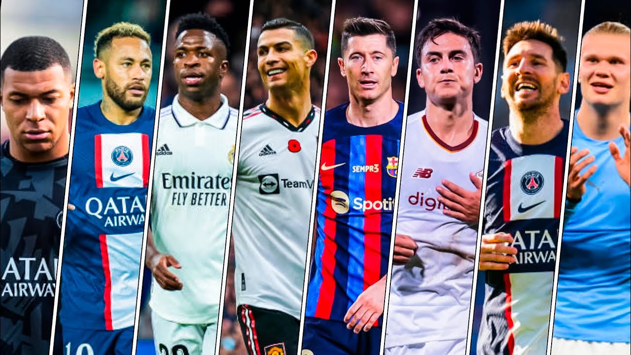 Ronaldo●Messi●Neymar●Mbappe Vs VInicius●Lewandowski●Dybala●Haaland