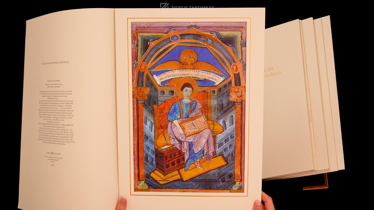 THE TREASURES FROM THE BIBLIOTHÈQUE NATIONALE DE FRANCE - Browsing Facsimile Editions (4K / UHD)