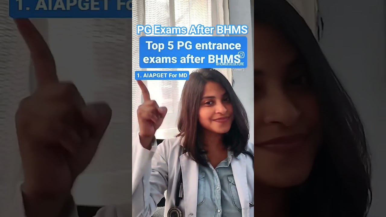 Entrance Exams that you can give after BHMS